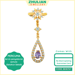 [BH5031] Brooch Zhulian BERJUN Gold Plated Pin Tudung Zhulian Pin Zhulian original