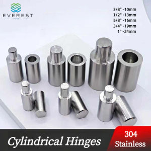 (Per 3pcs) 304 Stainless Cylindrical Hinges Gate Hinges Stainless Gate Hinges