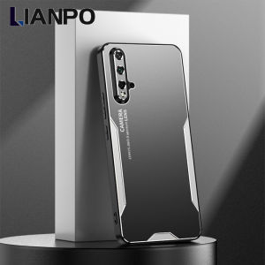 LIANPO เคส Huawei Nova 5t เคสโทรศัพท์ Huawei Nova 5t โลหะเคสกันกระแทกเต็มรูปแบบเกรดหน้าที่ทหารหนักทนทานต่อการตกหล่นและกันกระแทกกันตก