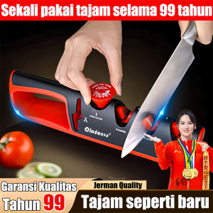 【Kualitasnya 100 kali lebih baik daripada yang lebih murah】Alat Pengasah Pisau & Gunting 3in1 Impor Jepang Serbaguna Alat Pengasah Penajam Pisau Serbaguna