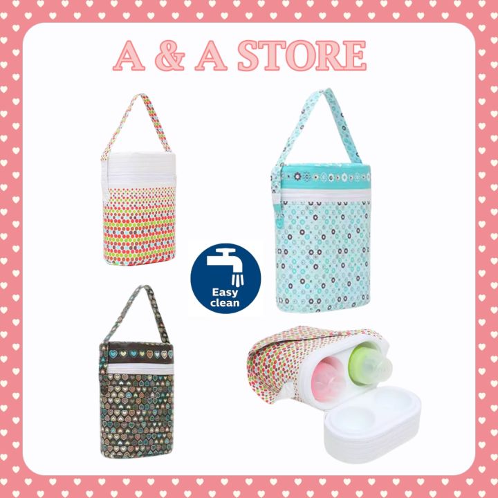 Bottle Warmer Bag Double Feeding Bottle Insulation / Double Wide Neck