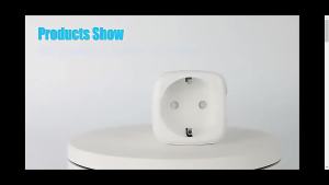 Smart WiFi Plug EU Standard 16A 20A Power Monitoring Socket Compatible with Alexa and Home for Smart Home Automation
