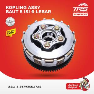 TRS Kampas Kopling Komplit Isi 6 Lebar Motor Roda Tiga Kampas Kopling Nozomi Happy Appktm Tossa Spareparts Original TRS SEMARANG