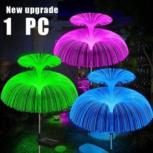 1 PC Lampu Hias Taman Tenaga Surya Outdoor / Lampu Tancap Taman RGB 7 Warna