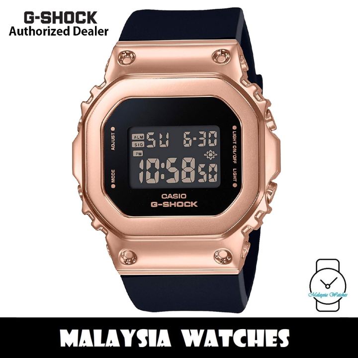 Casio G-shock Gm-s5600pg-1 Pink Gold/black Gold Wrist Watch GM
