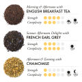 TWG Tea | Classic Teabag Selection, 3 Classic Teas in 15 Hand Sewn Cotton Tea Bags in Giftbox, 37.5g. 