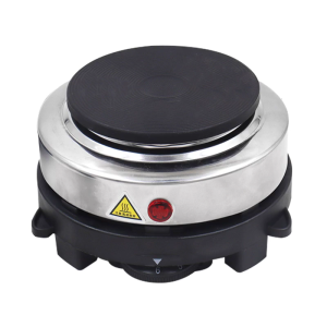 Portable Stainless Steel Electric Hot Plate 500W With 5 Heat Setting Electric Heater Stove For Dorm Office Travel