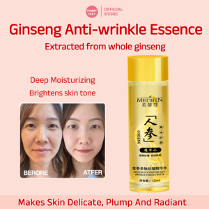 【FAMMY FAEY】Golden Ginseng Anti-Aging Serum Reduce Wrinkles & Firm Skin 72H Hydration With Collagen & Peptides Visibly Younger in 14 Days