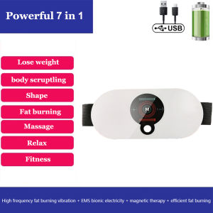 JINGKE Slimming Machine Lazy Man Big Belly Thin Waist Slim Leg Fat Burner USB Charging Abdominal Massager Menstrual Heating Warm Palace