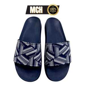 MOCHEL - Sandal Selop Pria dan Wanita MOCHEL ABST Navi Putih