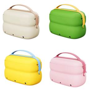 กันน้ำที่ทันสมัยกระเป๋าเครื่องสำอาง Tas Kosmetik ขนาดกะทัดรัดพร้อมแยกเปียกแห้งสำหรับนักเดินทางออฟฟิศและนักเรียน