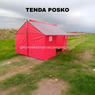 Tenda Pramuka Model Posko Kap 8 sampai 12 Orang | Belum Termasuk Rangka
