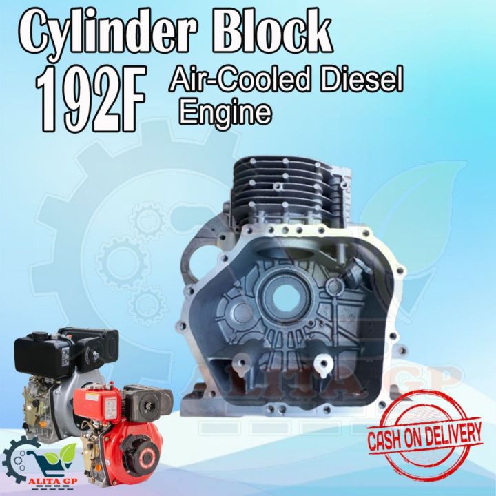 Crankcase Assy , Cylinder Block Assy 190F 16hp 192F 18hp Aircooled ...