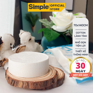 Khăn tắm viên nén du lịch 70x140cm dùng một lần - Khăn tắm cotton tiện lợi siêu thấm hút - Khăn tắm du lịch dạng nén dụng 1 lần tiện lợi