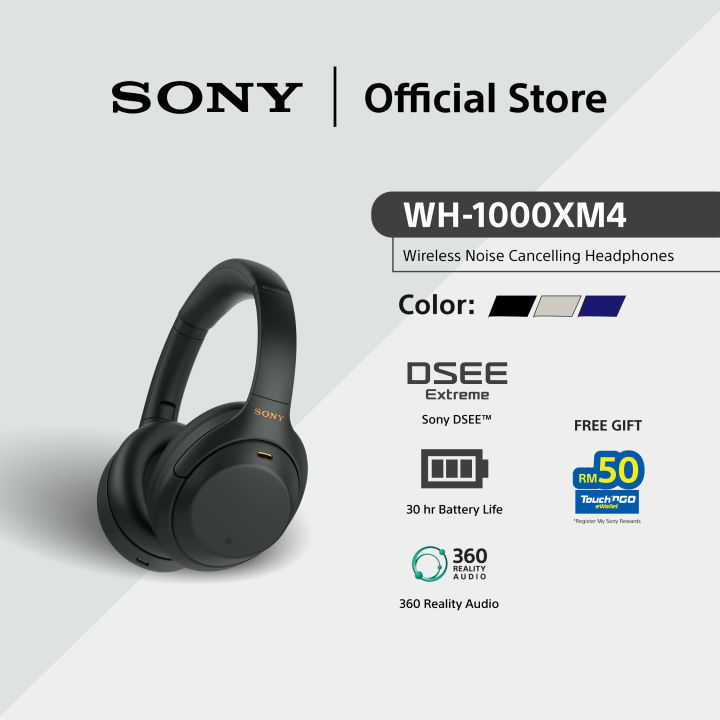 Sony WH-1000XM4 Wireless Bluetooth Headphones Active Noise