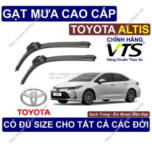 Gạt Mưa Sạch Êm Bền Kính Lái Toyota Altis Cặp Gạt Mưa Kính Lái Toyota Altis Có Đủ Size Cho Các Đời Xe Altis