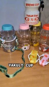 BOTOL MINUM transparan dan non transparan model yakult dengan tali
