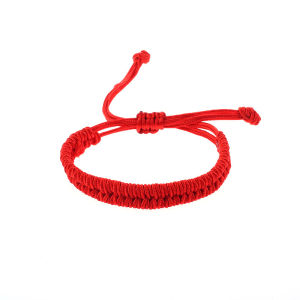Wholesale 10Pcs Fashion Red Thread Rope Bracelet Lucky Red Handmade Rope Bracelet Women Men Jewelry Couple Couples