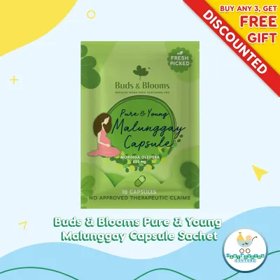 BFCM New Buds & Blooms Pure & young Malunggay Capsule Sachet 10s