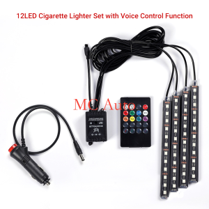 👍🏻Good Quality👍🏻 Car Interior Foot Light LED RGB With Remote Control / RGB Decorative LED Neon Interior Light Lamp Stri