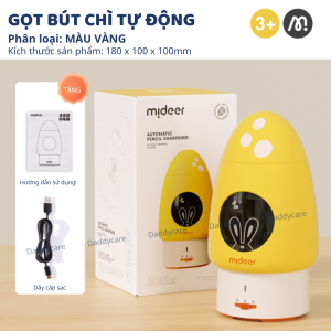 Gọt Bút Chì Tự Động Hình Cây Nấm Cho Bé Mideer Automtic Pencil Sharpener