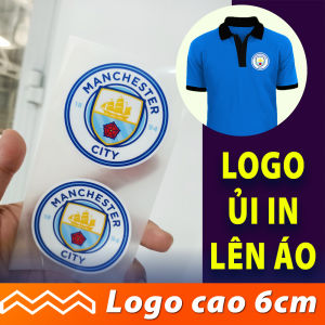 Logo IN lên vải và áo. Logo Manchester City Mancity MC cao 6 cm. LOGO ỦI NHIỆT. Dùng bàn ủi in lên vải áo