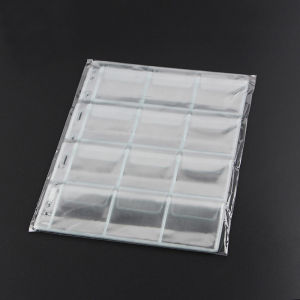 [Eqrbtl] 9 12 Grids Classic Plastic Holder Sheet Storage Collection Money Album Case For Collection Album Photo Storage