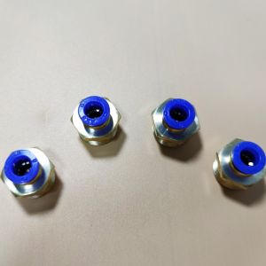 Nối ren ngoài 21 ra ống 8mm dùng nối ống phun sương nối ống khí khớp nối nhanh bằng đồng