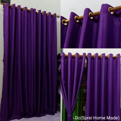 woooowww....GORDEN PINTU MURAHH!!!! MOTIF EMBOS POLOS UNGU TERLARISS