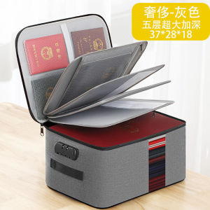 Family ID Storage Bag Household Registration File Arrangement Birth Certificate Multi-Layer File Multi-Functional Important File Card Holder