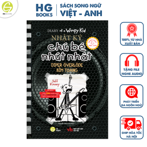 Sách Nhật Ký Chú Bé Nhút Nhát tập 17: Bỉm Toang - Phiên bản song ngữ Việt-Anh - Kèm File Nghe và Note Từ Vựng