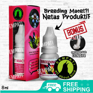 SEMPATI FREE GANTUNGAN BUAH Obat Macet Breeding Sempati Vitamin Sukses Ternak Burung Lovebird Kenari Murai Kacer Penambah Birahi Produktifitas Daya Tetas Induk Kurang Birahi Mandul Gagal Telur Kosong