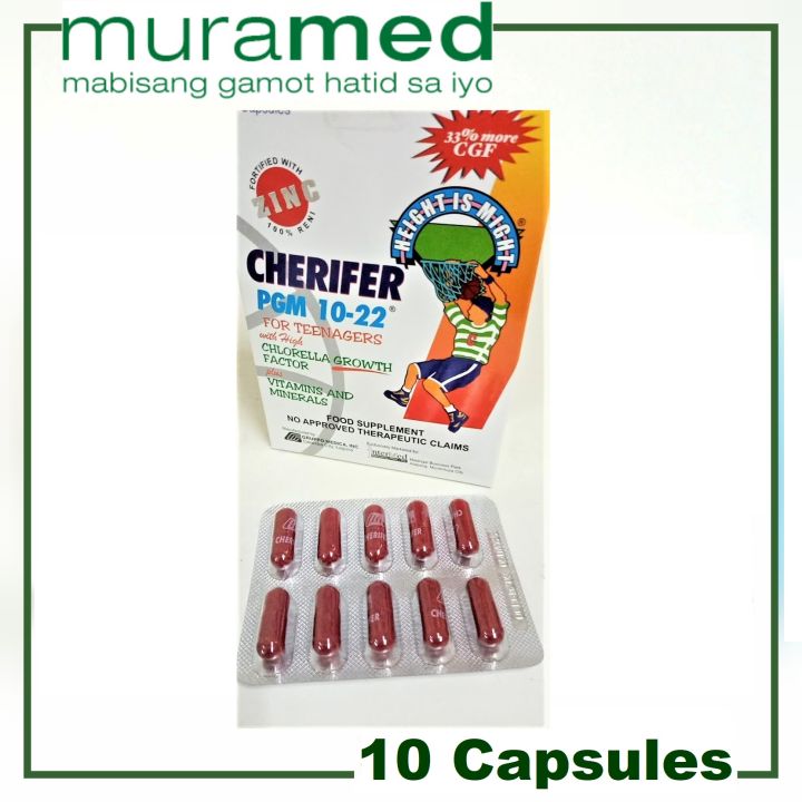 Cherifer PGM 10 22 w Zinc Capsule 10 s Lazada PH