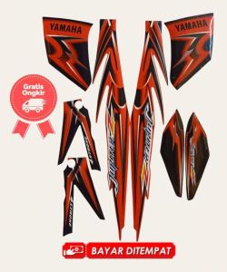 striping yamaha jupiter z silver biru 2006 list body standar