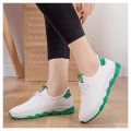 Korean High Rubber Hot style women's shoes with colour soles #8011. 