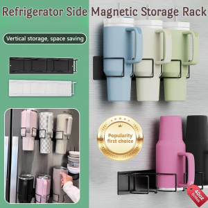 Magnetic Cup Holder Wall Mount Car Drink Holder Save Space Organizer Shelf For Treadmill Truck RV