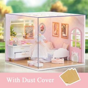 Wenz My Little Scene Series with Light/Anti-dust cover DIY Miniature Doll House