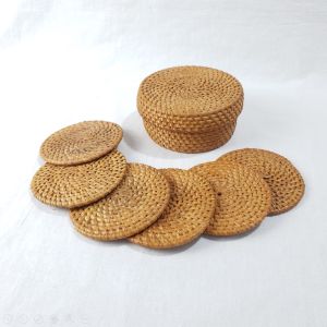 ESBG Rattan Coaster Set Heat Resistant Coasters