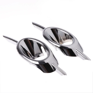 1 Pair Chrome Front Fog Lamp Light Cover Trim For Chevy Cruze 2009-201