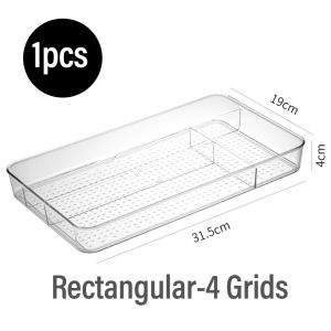 Multifunctional Desktop Organiser Grids Storage Box Kitchen Living Room Bathroom Multipurpose Organizer Container