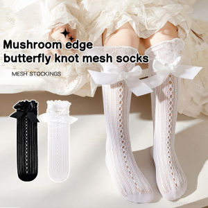 1 Pair Princess Long Socks For Kids Girls Lace Knee High Socks Princess Cotton Summer for Kids Socks