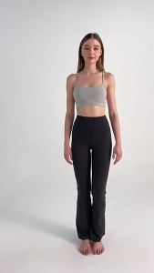 lulu The same style of womens bell-bottom pants no awkward lines quick-dry sports yoga pants wide-leg slightly flared long pants
