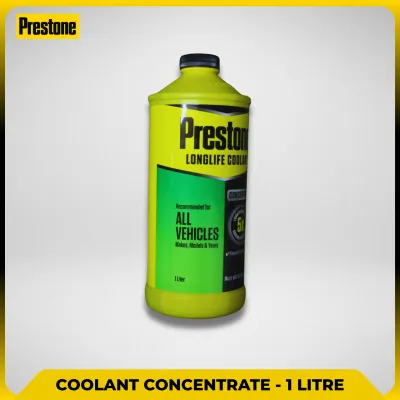 PRESTONE Coolant Concentrate – High-Performance Antifreeze Radiator Fluid for Overheat Protection (Needs Dilution)