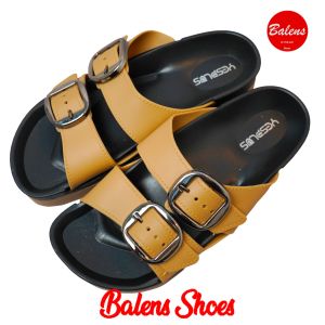 BL-8069-1 Sandal Selop Jelly Sandal Wedges Wanita Model Tali Ban 2 Import PVC Tinggi 4 cm