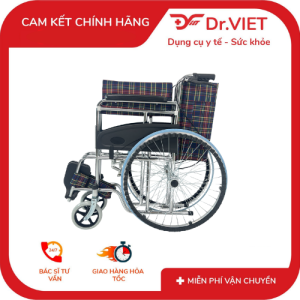 Xe lăn thép mạ Chrome GBM-061D