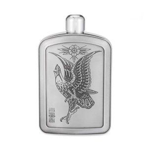 Royal Selangor Ink Collection Limited Edition Taco Joe Eagle Hip Flask