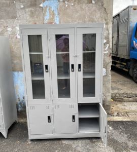 Tủ hồ sơ kính sắt 2 cánh 3 cánh đựng tài liệu cho văn phòng đẹp sang trọng y hình 100% giá rẻ giao nhanh HCMBD ĐN