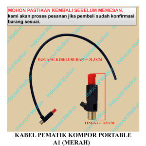 KMPKA KABEL PEMANTIK KOMPOR GAS / KABEL PEMATIK KOMPOR PORTABLE A1 (MERAH)
