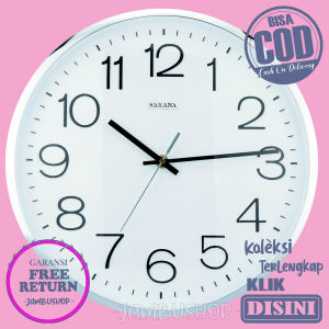 Jam Dinding Polos Dekorasi Rumah Bagus Minimalis Sakana 081