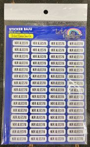 CUSTOMISED IRON-ON STICKER FOR FABRIC | IRON-ON LABEL STICKER